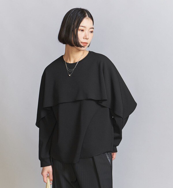 WEB限定 Wardrobe DAILY MINIMAL】ケープフリル レイヤーカットソー|BEAUTY&YOUTH UNITED ARROWS( ビューティーアンドユース ユナイテッドアローズ)の通販｜アイルミネ