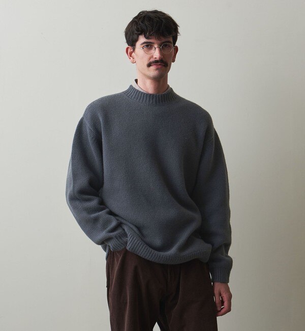 Steven Alan＞ ハミルトンラムズウール モックネック ニット -LOOSE|BEAUTY&YOUTH UNITED  ARROWS(ビューティーアンドユース ユナイテッドアローズ)の通販｜アイルミネ
