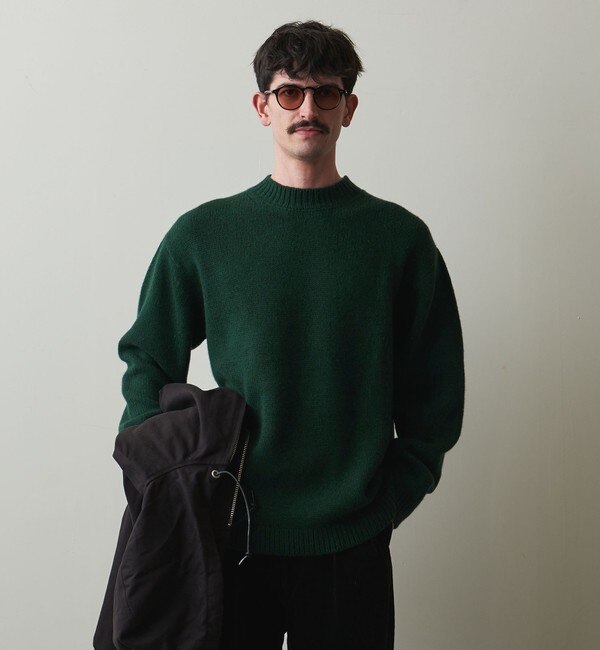 Steven Alan＞ ハミルトンラムズウール モックネック ニット -LOOSE|BEAUTY&YOUTH UNITED  ARROWS(ビューティーアンドユース ユナイテッドアローズ)の通販｜アイルミネ