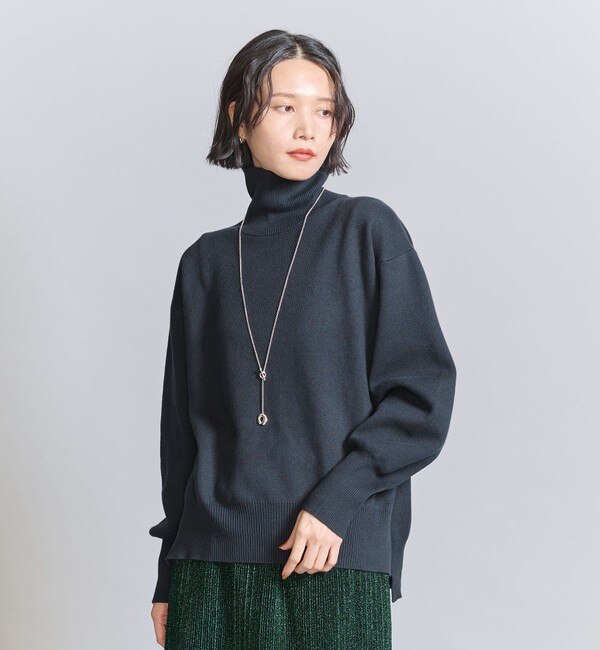 カラーネップ ラインタートルネック ニットプルオーバー|BEAUTY&YOUTH UNITED ARROWS(ビューティーアンドユース  ユナイテッドアローズ)の通販｜アイルミネ
