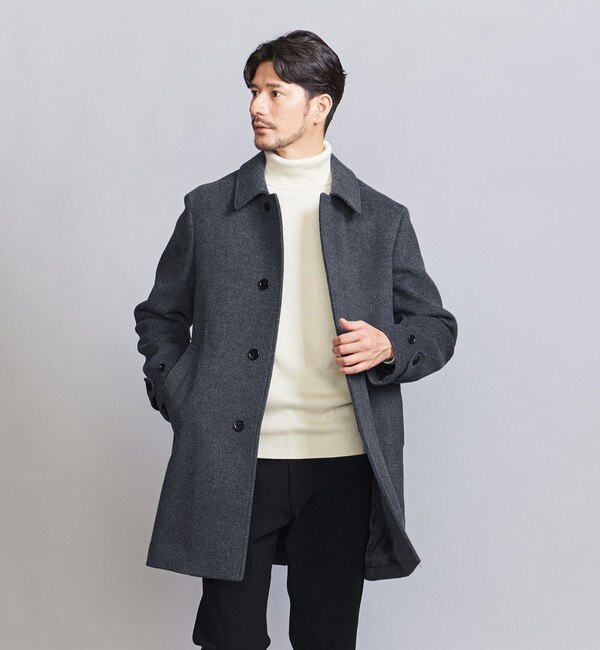 人気海外ブランドアイテム｜ファッション通販 WEB限定 バルカラーコート メルトン SMART】PE WARDROBE ジャケット・アウター