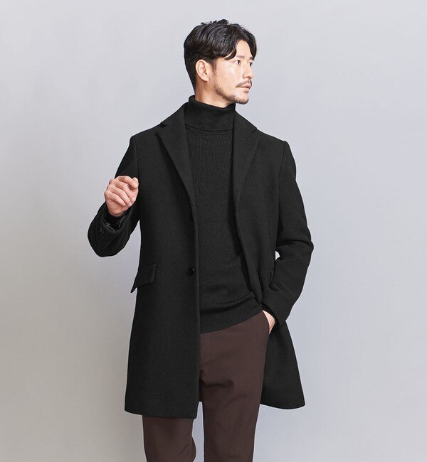 StevenAlan あえなく KNIT FLEC HALF BALMACAAN COAT