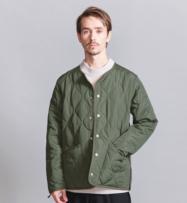 TAION＞ ミリタリー クルーネック ダウンジャケット|BEAUTY&YOUTH UNITED ARROWS(ビューティーアンドユース  ユナイテッドアローズ)の通販｜アイルミネ