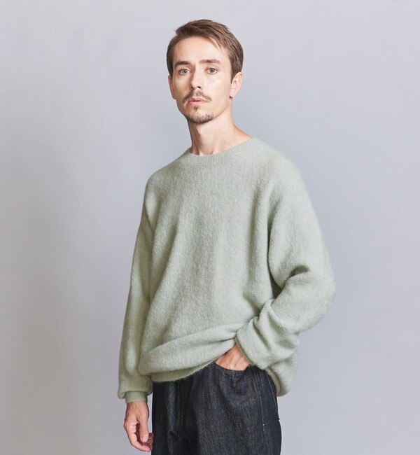 エア シャギー アルパカ クルーネック ニット|BEAUTY&YOUTH UNITED ARROWS(ビューティーアンドユース  ユナイテッドアローズ)の通販｜アイルミネ