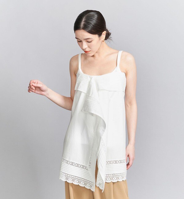 BEAUTY&YOUTH UNITED ARROWS（ビューティーアンドユースユナイテッドアローズ）の「BY ラウンドネックリブ ブラキャミソール（ キャミソール）」 - WEAR