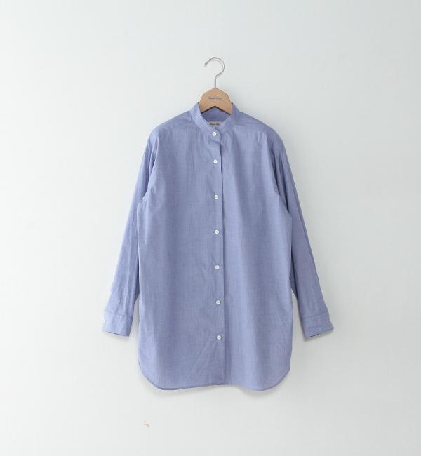 【スティーブン アラン/Steven Alan】 ＜steven alan＞COTTON BAND LONG SHIRT/シャツ [送料無料]