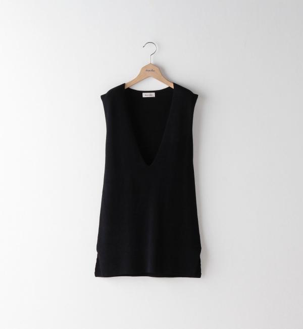 ＜Steven Alan＞COTTON AZE V VEST/ニットベスト