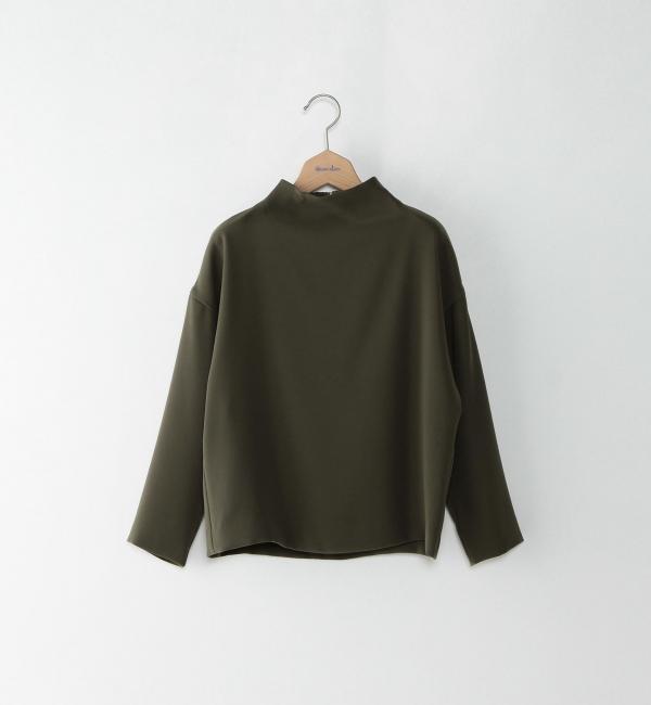 ＜Steven Alan＞DOUBLE CLOTH BOTTLE NECK BLOUSE/ブラウス