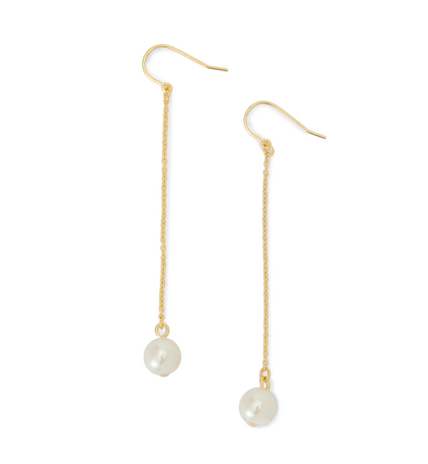 BEAMS / パール チェーンピアス S