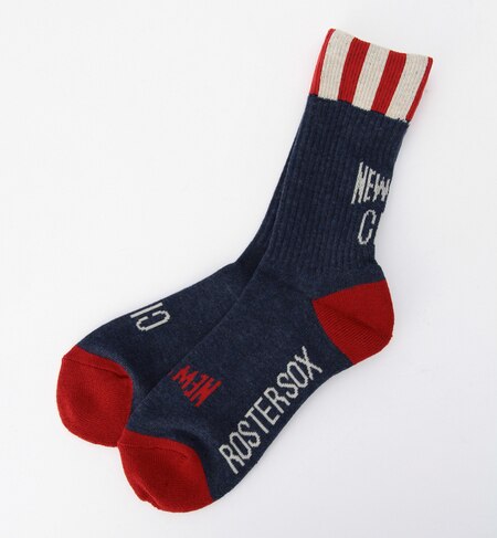 ROSTER SOCKS / ストライプ NYロゴソックス