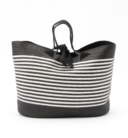 CATERINA BERTINI / ボーダー かごバッグ