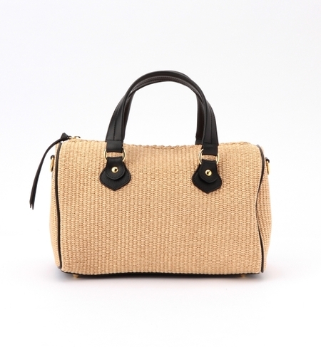 Adelina Di Rossellini / ラフィア ボストンバッグ