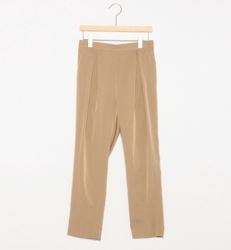バックストレッチ タック パンツ