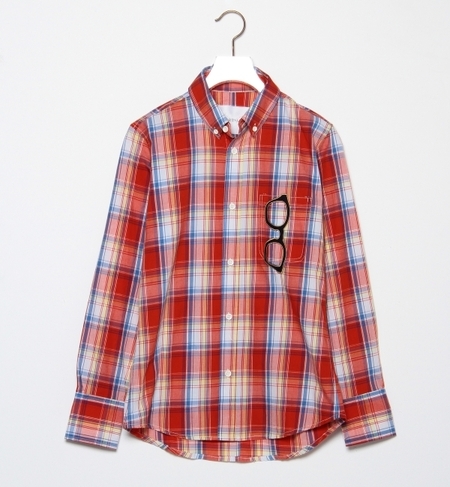 SUPER THANKS×Ray BEAMS / 別注 14SS サングラス チェックシャツ