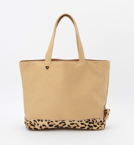 Lara & Heart / サイド リボン トートバッグ