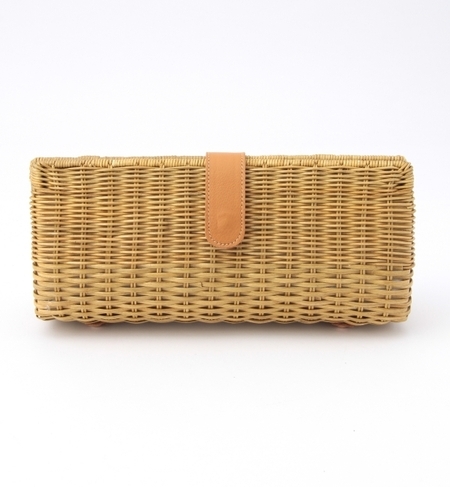 BEAMS / ウィッカー クラッチバッグ