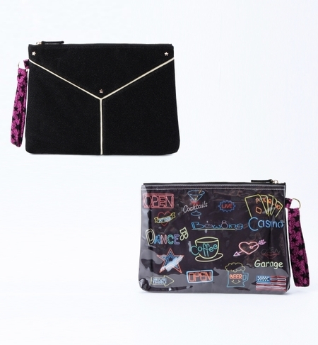 Casselini five avenue / グリッター クラッチバッグ