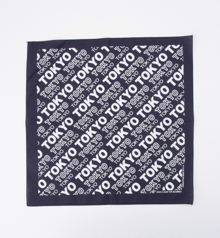 HAV A HANK×BEAMS BOY / CITY プリント バンダナ