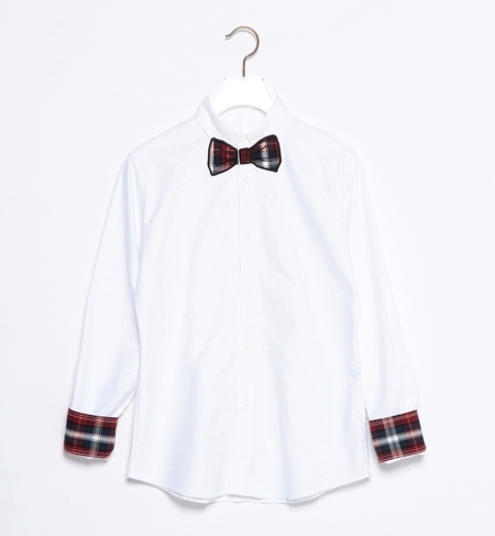 SUPER THANKS×Ray BEAMS / 別注 チェック 蝶ネクタイシャツ