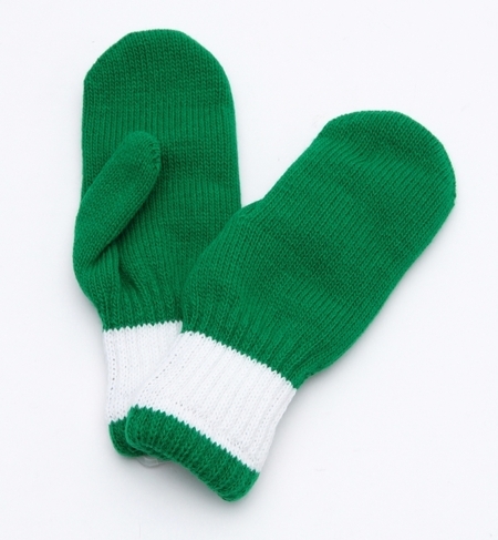NEWBERRY KNITTING / スクール カラー ミトン 14FW