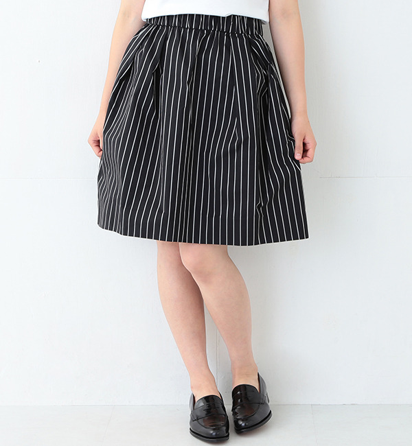 【ビームス ウィメン/BEAMS WOMEN】 ウエストギャザー タフタスカート [送料無料]
