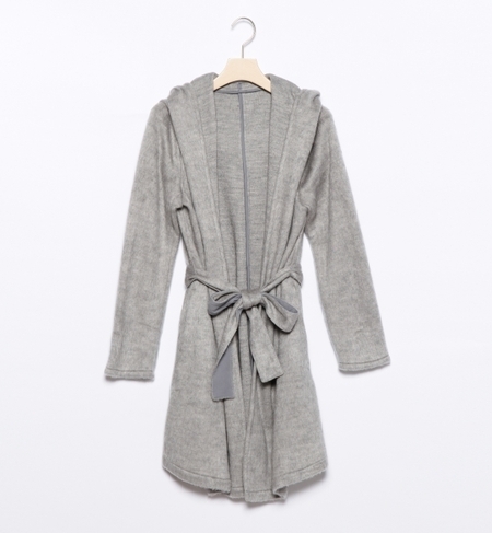 シャギーニットガウンコート