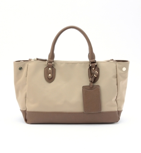 Demi-Luxe BEAMS / 2WAY ZIP ショルダートート バッグ