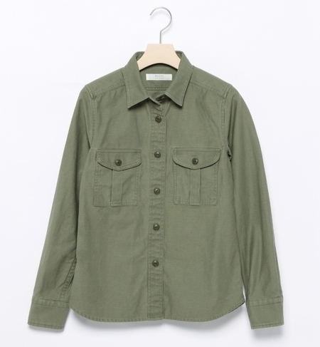 バイオ加工 ロングスリープシャツ