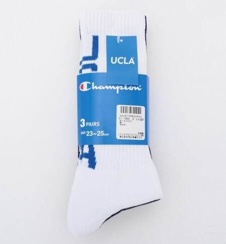 【ビームス ウィメン/BEAMS WOMEN】 CHAMPION / UCLA 3P ソックス [3000円(税込)以上で送料無料]