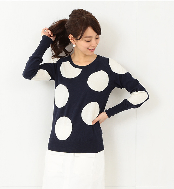 VENERTA knitwear / 別注 Apple Dotニット