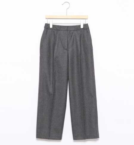 ウールタック ワイドパンツ CHARCOAL GRAY