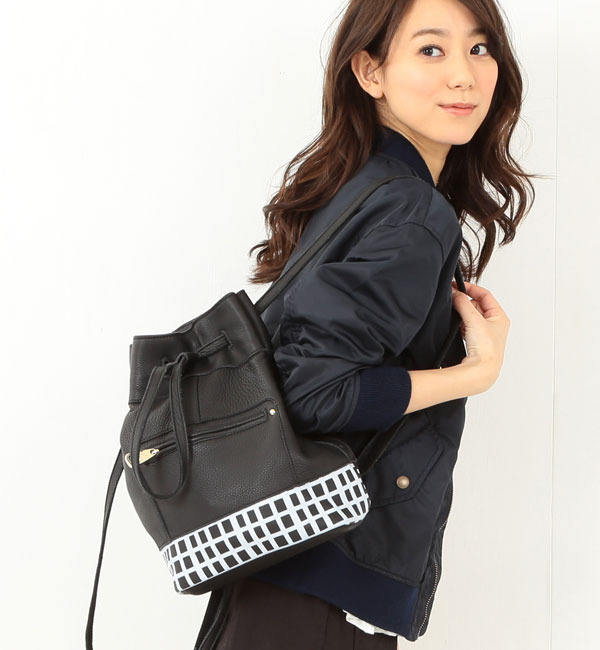 Beau're / ウィンドウペンチェック 2WAY リュック