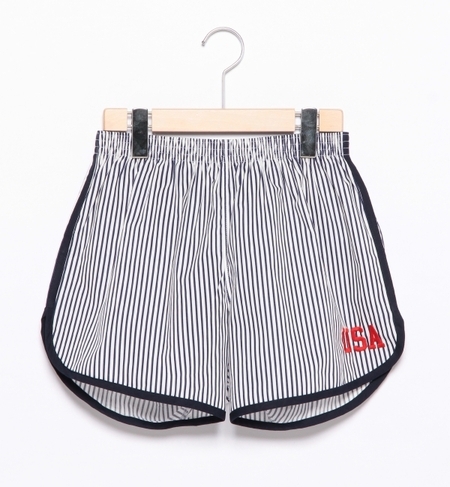 INFIELDER DESIGN×BEAMS BOY / STRIPE TRUNKS