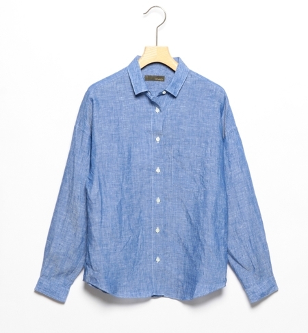 luxluft / リネン シャンブレーブラウス