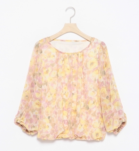 スモーキーフラワー ブラウス