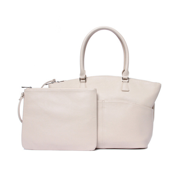 【ビームス ウィメン/BEAMS WOMEN】 BEAMS LIGHTS / ポーチ付 フェイクレザーラウンドBAG [送料無料]