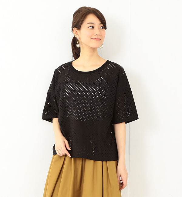 RBS / ドット パンチング プルオーバー