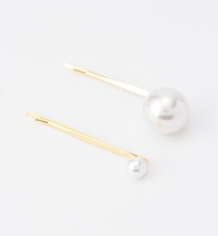 【ビームス ウィメン/BEAMS WOMEN】 ビッグ パール セット ヘアピン [3000円(税込)以上で送料無料]