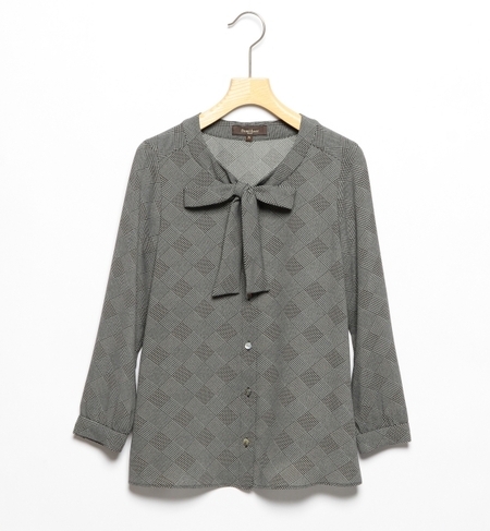 【ビームス ウィメン/BEAMS WOMEN】 チドリ柄 ボウタイブラウス [送料無料]