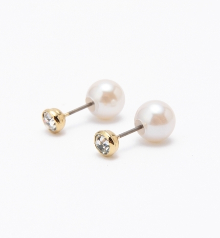 February for BEAMS / バックパール ピアス