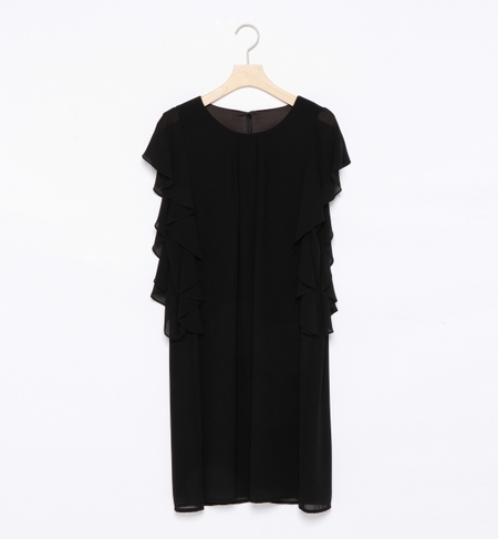 【ビームス ウィメン/BEAMS WOMEN】 ラッフルスリーブ ワンピース [送料無料]