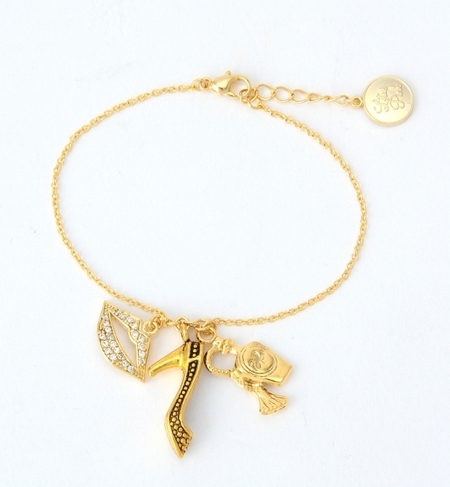 LOTUS PINK / CHARMS ブレスレット
