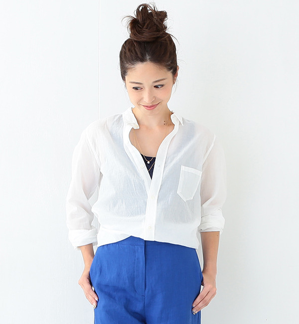 【Oggi6月号掲載】KHADI コットンシャツ