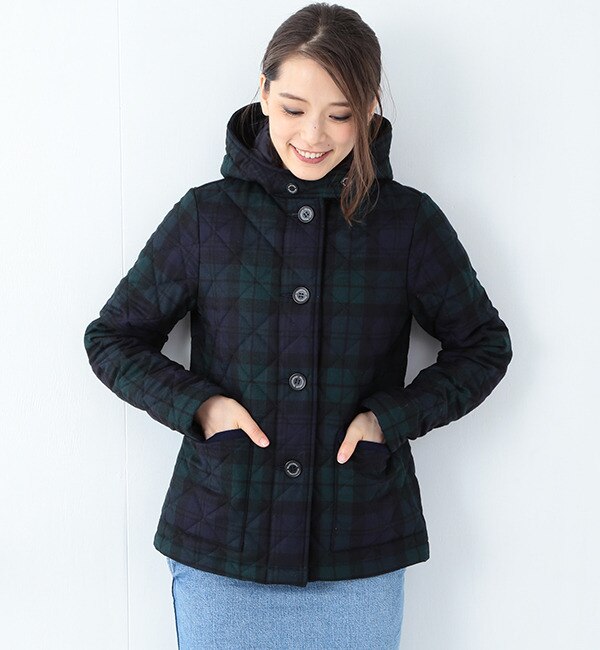 【ビームス ウィメン/BEAMS WOMEN】 【予約】Traditional Weatherwear / 別注 LOUTH ブラックウォッチブルゾン [送料無料]