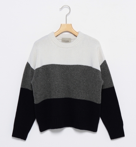 【ビームス ウィメン/BEAMS WOMEN】 VONDEL / トリコボーダー クルーニット [送料無料]