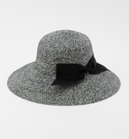 Big リボン ツバ広 ハット