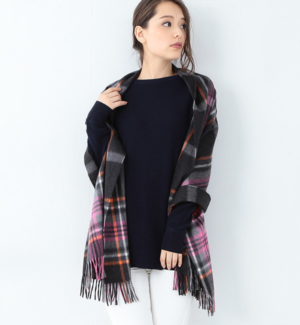 【ビームス ウィメン/BEAMS WOMEN】 【予約】BEGG & CO for Demi-Luxe BEAMS / Flynnストール [送料無料]