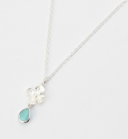 【ビームス ウィメン/BEAMS WOMEN】 R.opera / フラワー ネックレス SILVER [送料無料]