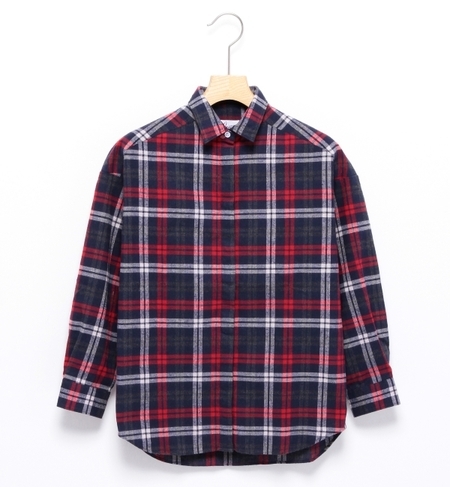 【ビームス ウィメン/BEAMS WOMEN】 ORIAN / ネルチェック ビッグシャツ [送料無料]