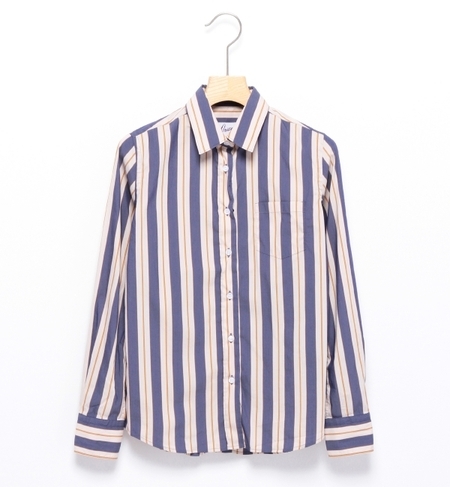 【ビームス ウィメン/BEAMS WOMEN】 ORIAN / マルチストラライプ ストレッチミニシャツ [送料無料]